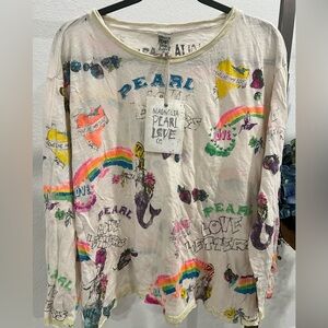 Magnolia Pearl Multicolor Graphic Blouse (item 15.10)